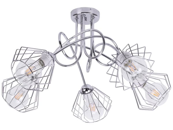 Loft Edison Retro trådlampa takkrona