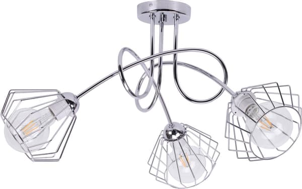 Moderne KROM wire LOFT LED HÆNGELAMPE