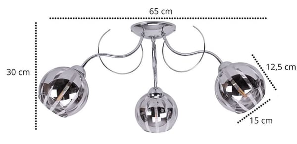 ELEGANT LOFTSLAMPE HÆNGELYSEKREM