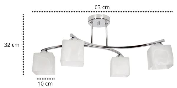 MODERNE HÆNGELAMPE LYSKELYSE LOFTSLAMPE KROM