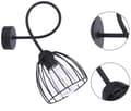 Miniatyrbillede 4 af 7: Metal Væglampe Loft Væglampe To farver LED