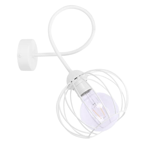 Metall vägglampa Loft Edison E27