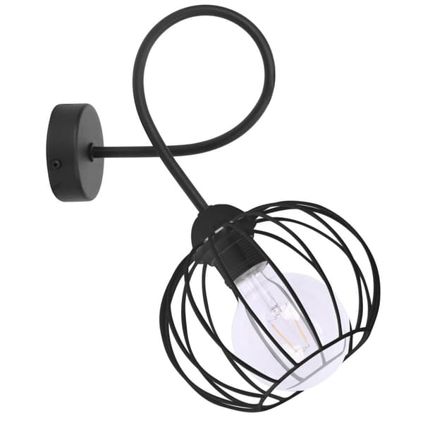 Metall vägglampa Loft Edison E27