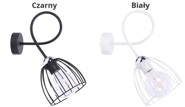 Wire RETRO VÄGGLAMPA Vägglampa Krom LOFT