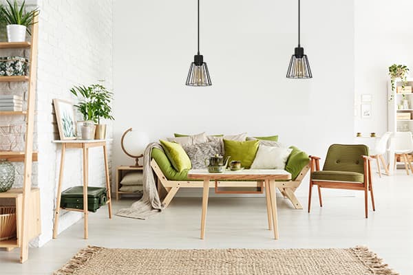 Modern hänglampa spindeltråd retro loft LED