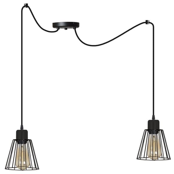 Modern hänglampa spindeltråd retro loft LED