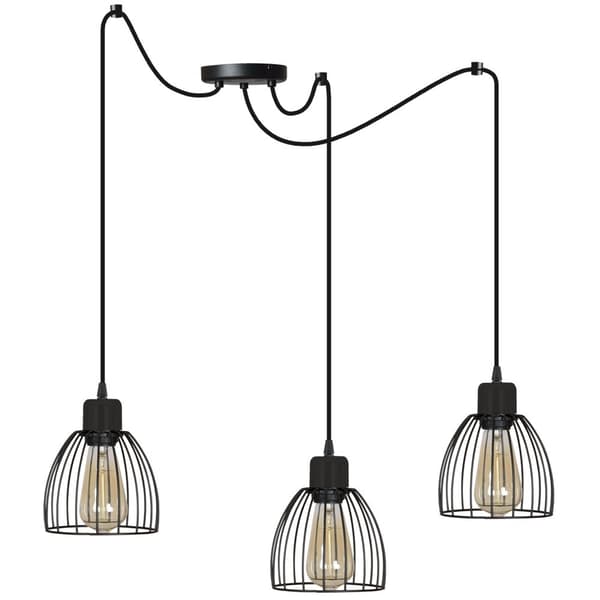 Spider Lampe Hængende Moderne LOFT Sort Hvid