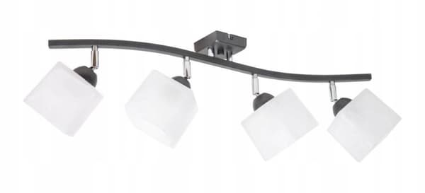 Loftslampe 4x60W LED justerbar lampeskærm