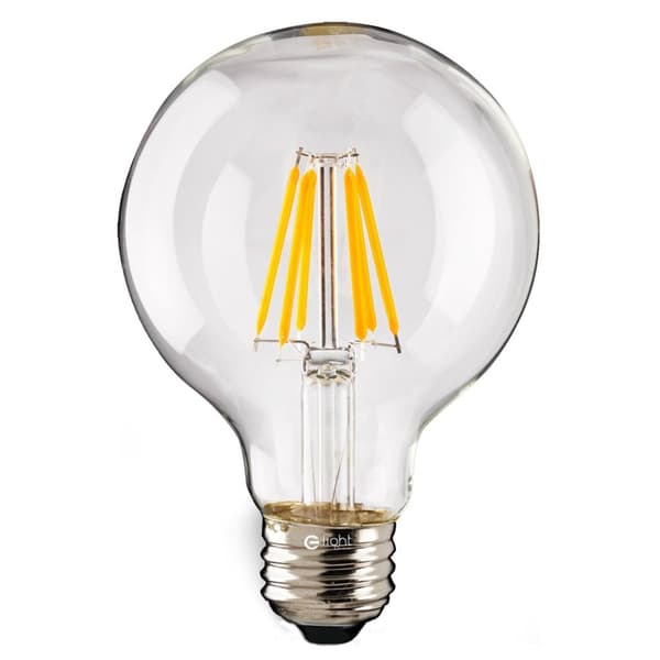 LED pære FILAMENT E27 G125 800lm 7W Dekorativ