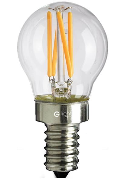 G45 E14 LED FILAMENT Pære Varm Farve 4W = 35W