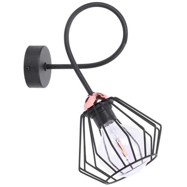 Snygg Loft Koppartråd Vägglampa