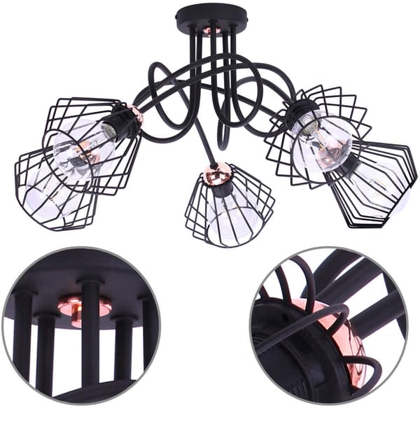 Original LED taklampa Copper Loft