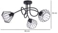 Miniatyrbild 8 av 9: Modern LED wire taklampa Loft