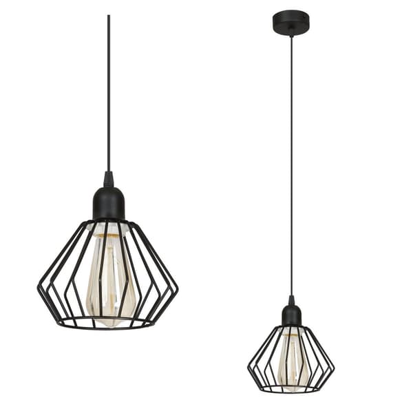 SORT LED RETRO LOFT EDISON TRÅDLAMPE