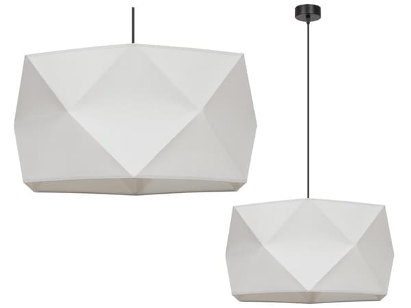 HÆNGELAMPE med E27 Led Lampeskærm Forskellige LED Farver