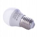Miniatyrbillede 2 af 6: LED Pære E27 SMD 2835 VARM KUGL 7W 55W