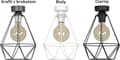 Miniatyrbild 7 av 10: Modern Taklampa Loft Retro 1x60W