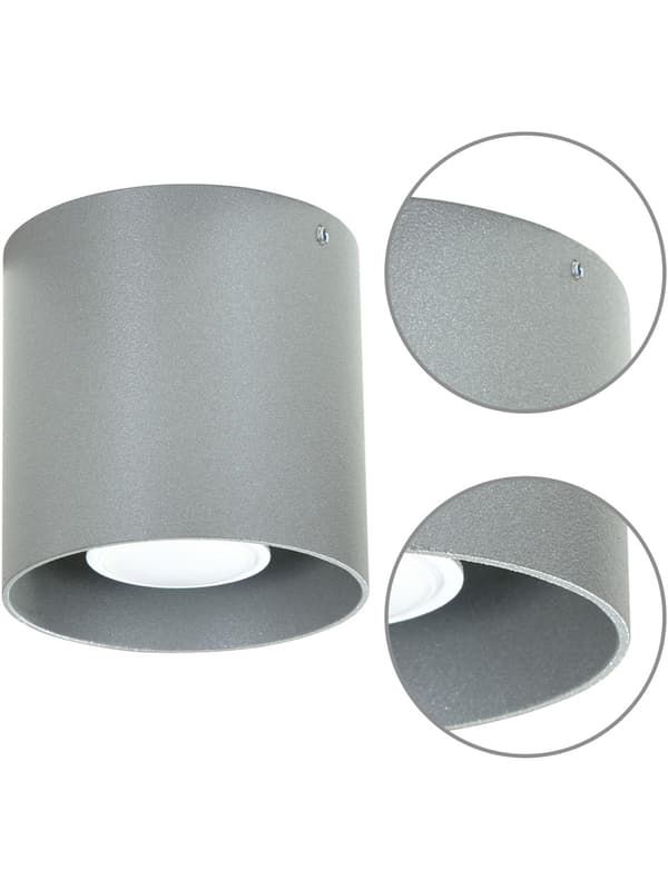 YTMONTERAD LED GU10 ALUMINIUM TAKLAMPA