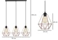 Miniatyrbillede 8 af 9: Original LOFT retro edison kobber pendel