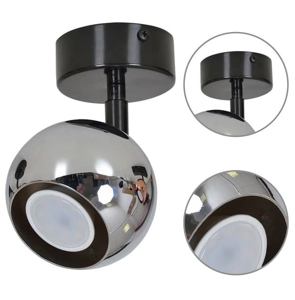 Modern Lampa Vägglampa tak BALL spot krom