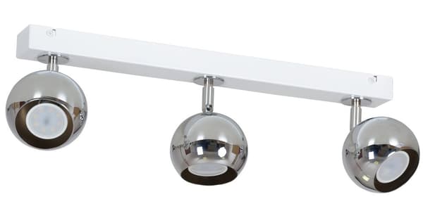 Taklampa plafond BALL modern spot krom