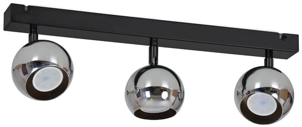 Taklampa plafond BALL modern spot krom