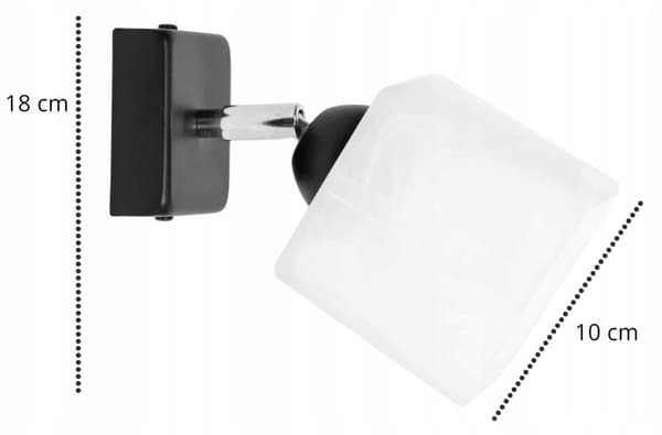 Hængende loftslampe, loftslampe, væglampe, 1x60W, LED