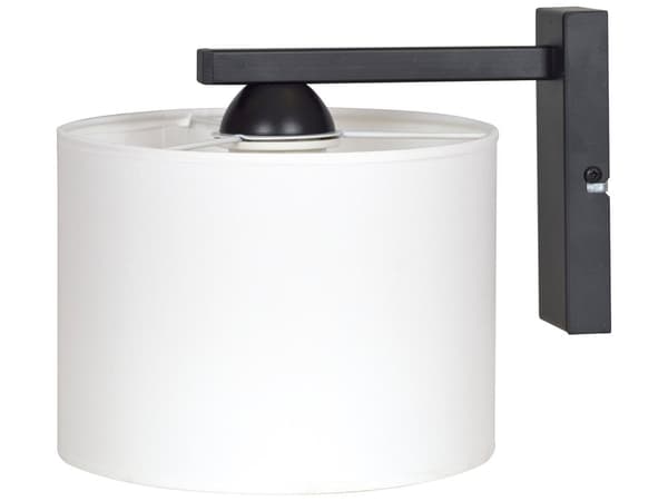 Modern vägglampa med skärm i olika färger