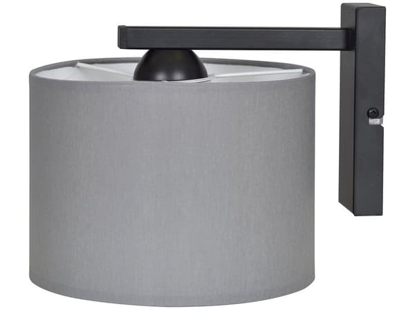 Modern vägglampa med skärm i olika färger