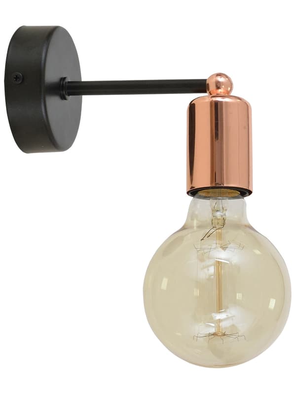 Modern Lampa Vägglampa Loft Tillbehör Koppar Krom