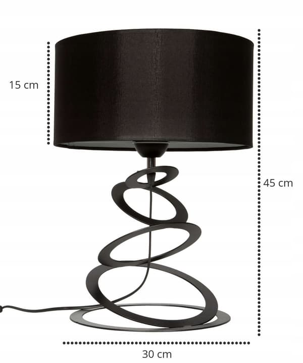 BORDSLAMPA FÖR SOVRUM VARDAGSRUM ELEGANT LAMPSKÄRM