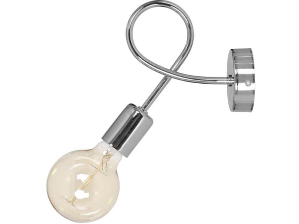 Original Edison Chrome LOFT VÄGGLAMPA