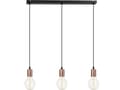 Miniatyrbild 10 av 10: Modern KROM KOPPAR HÄNGLAMPA edison 3 x60W