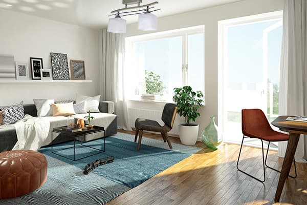 Lampa med Chrome Elements ljuskronatak