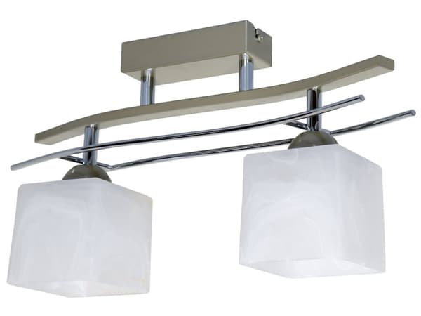 Lampa med Chrome Elements ljuskronatak