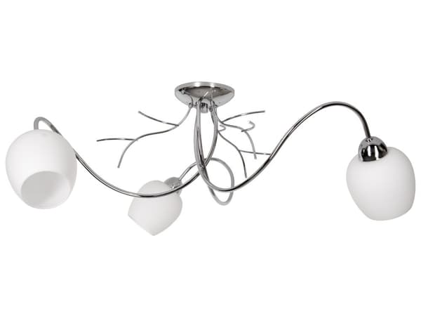 MODERN HÄNGLAMPA LJUSSTAKARE TAKLAMPA KROM