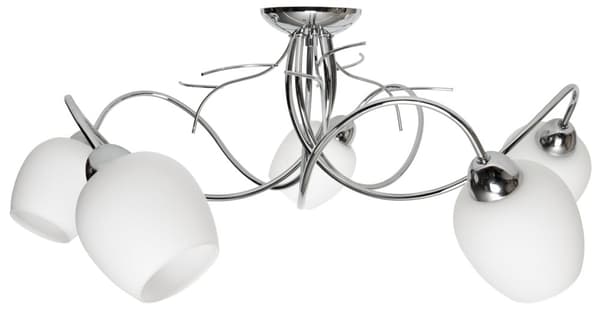 MODERN HÄNGLAMPA LJUSSTAKARE TAKLAMPA KROM