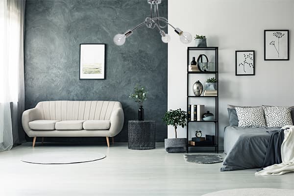 MODERN LOFTLAMPA KROM EDISON RETRO