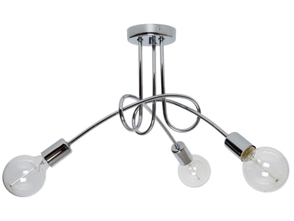 MODERN LOFTLAMPA KROM EDISON RETRO