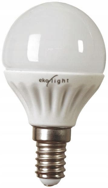 LED Pære E14 SMD 2835 Kold BALL 7W = 55W