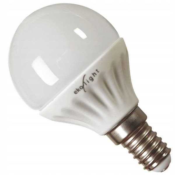 LED Pære E14 SMD 2835 Kold BALL 7W = 55W