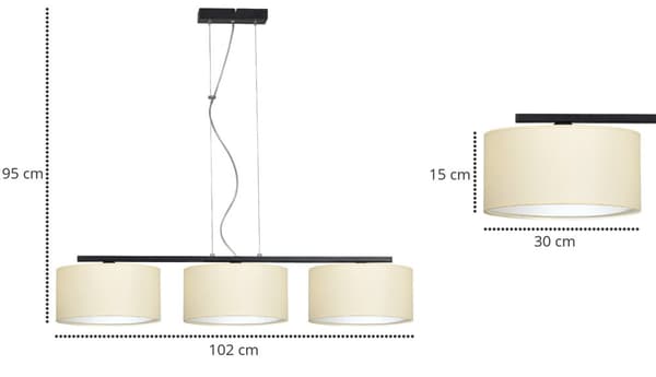 TAK HÄNGLAMPA LJUSSKÄRM MODERN