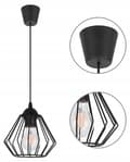 Miniatyrbillede 2 af 10: LOFT HÆNGELAMPE DIAMOND LOFT EDISON LED
