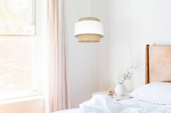 HÄNGLAMPA TAK LJUSKANT LAMPSKÄRM BOHO JUTA