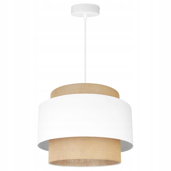 HÄNGLAMPA TAK LJUSKANT LAMPSKÄRM BOHO JUTA