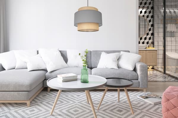 HÆNGELAMPE LOFT LYSKELYSE LAMPESKÆRM BOHO JUTA