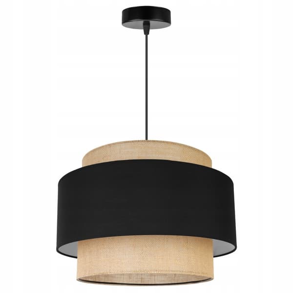 HÄNGLAMPA TAK LJUSKANT LAMPSKÄRM BOHO JUTA