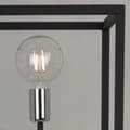 Miniatyrbild 6 av 9: GOLVLAMPA STÅENDE METALL SVART 130 CM