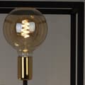 Miniatyrbillede 10 af 10: GULVLAMPE STÅENDE METAL SORT 130 CM