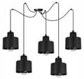 Miniatyrbillede 3 af 10: MODERNE LOFT HÆNGELAMPE SORT LED LAMPE Skærm